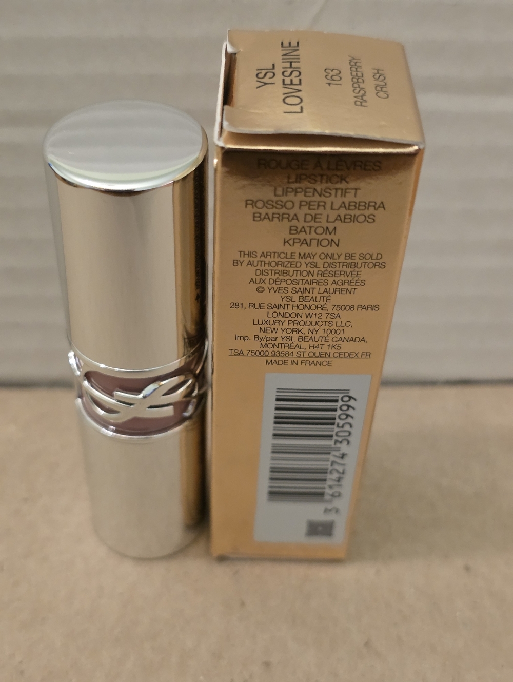 YSL LOVESHINE LIP OIL STICK  163 RASPBERRY CRUSH. BNIB💥💕New SHADE💥💕 - Picture 7 of 8